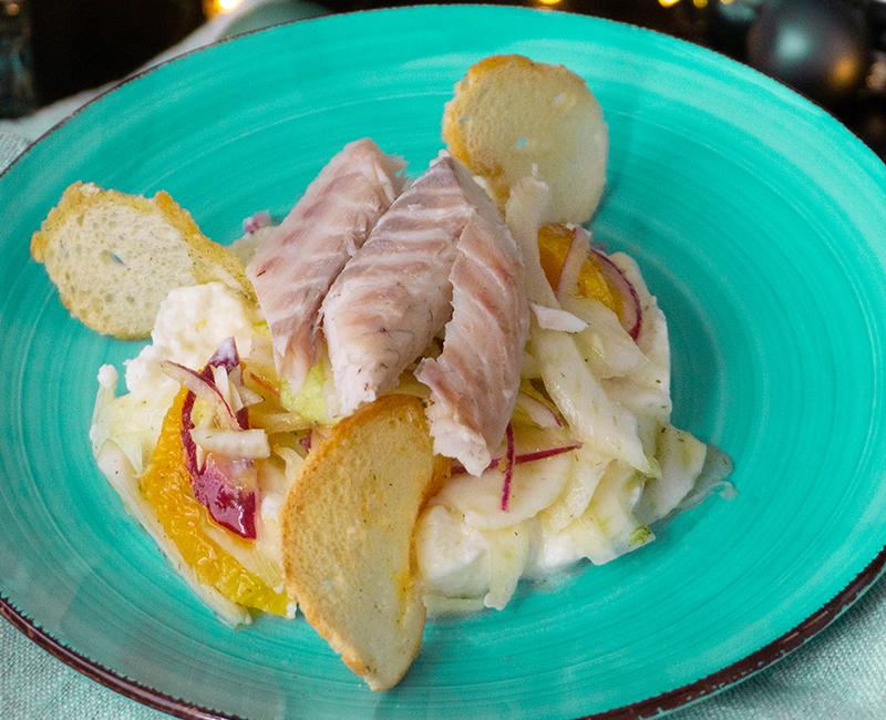 Geräucherter Wolfsbarsch