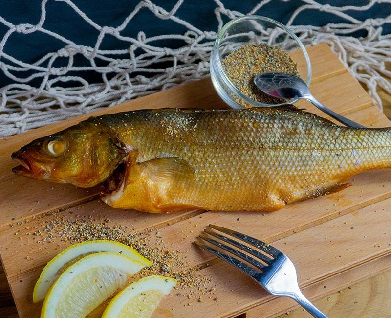 Geräucherter Wolfsbarsch