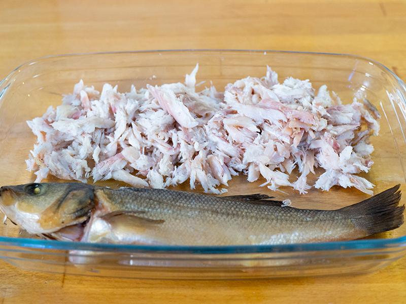 Geräucherter Wolfsbarsch